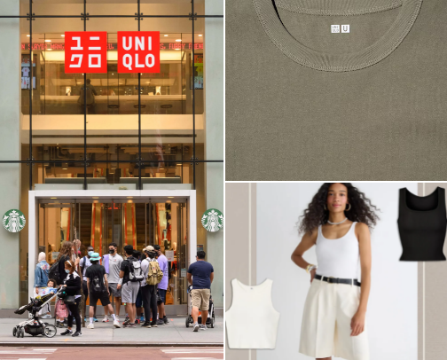 Uniqlo cover photo collage