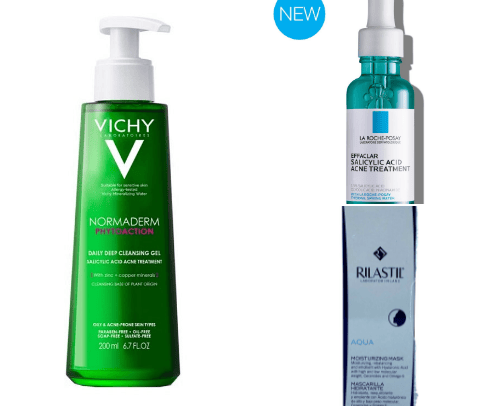Skincare Products for Acne Prone Skins cover photo collage