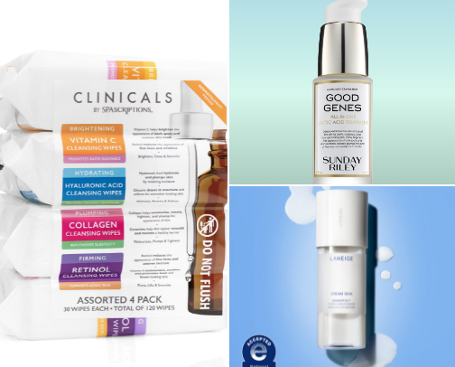 Top 100 skincare products... cover photo collage