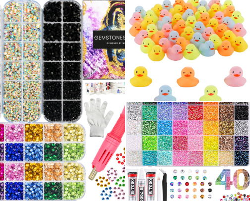 BEDAZZLING KIT ✨✨✨✨for my crafty gals cover photo collage