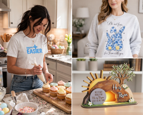 Christian Easter Gift Ideas cover photo collage