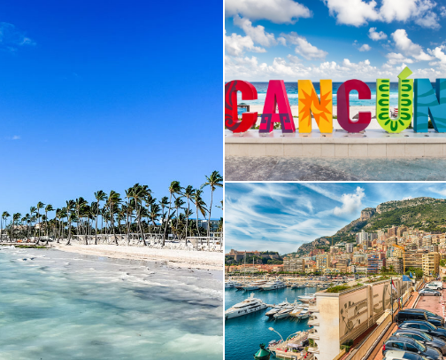 Dream destinations🏜️ cover photo collage