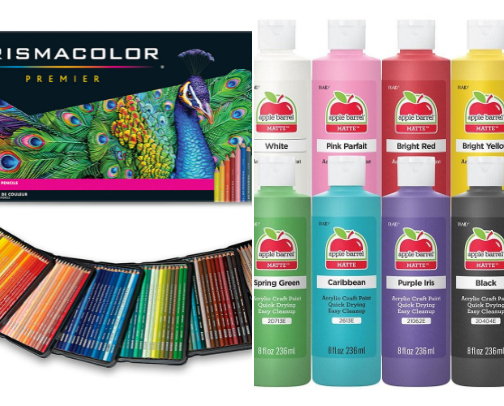 Art supply cover photo collage