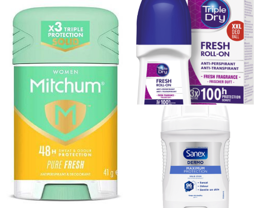 Best antiperspirants/ deodorants cover photo collage