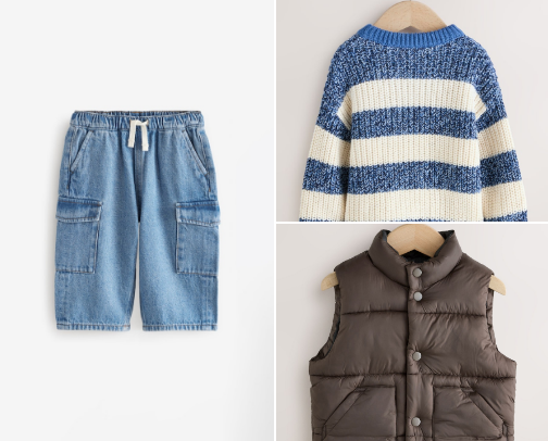 Little Man's Fall Wardrobe cover photo collage