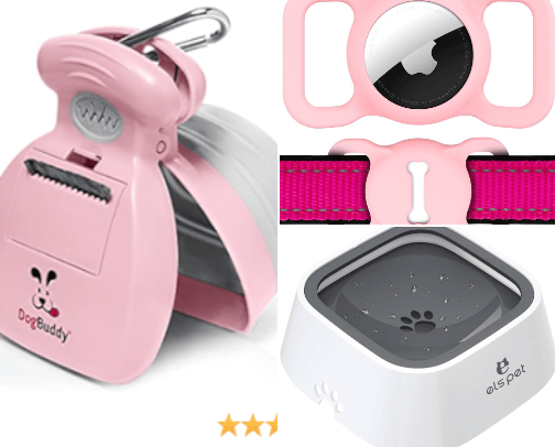 Pet Must Have Items cover photo collage