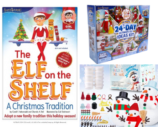 Elf on the Shelf cover photo collage
