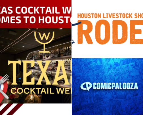 Top Houston Events for Networking & Fun cover photo collage