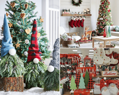 Holiday decor cover photo collage