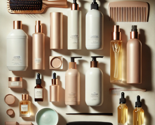 Silky, Strong & Shiny💇🏻‍♀️ cover photo collage