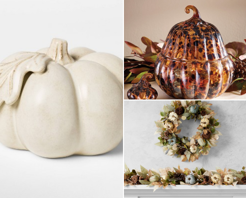 Neutral Fall Decor Finds for a Coastal Home cover photo collage