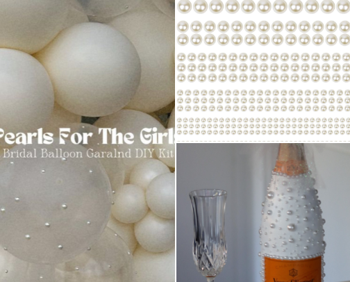 PEARLS & PROSECCO🥂 Bridal Shower Theme cover photo collage