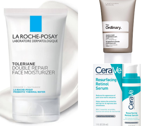 Skincare Routine for Acne-Prone & Sensitive Skin cover photo collage