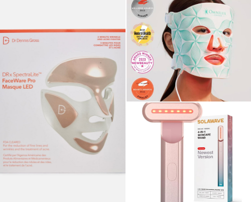 The Skincare & Everyday Beauty Tech Essentials Gift Guide (Problem-Solving Glowing Skin Edition) cover photo collage