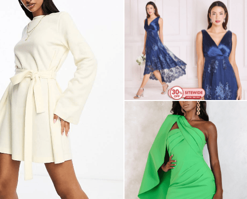 Ladies clothing cover photo collage