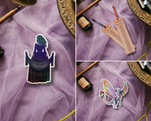Favorite Bookish Items cover photo collage