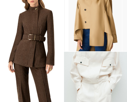 The High-Neck Jacket Is Fall 2026’s Most Powerful Layer cover photo collage