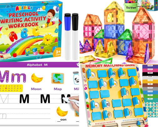 Preschool Age Gifts cover photo collage