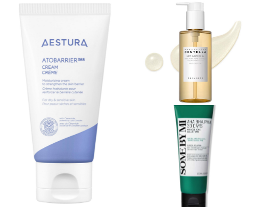 Best Products for Clear Skin | AM & PM Routine for Acne Prone Skin cover photo collage