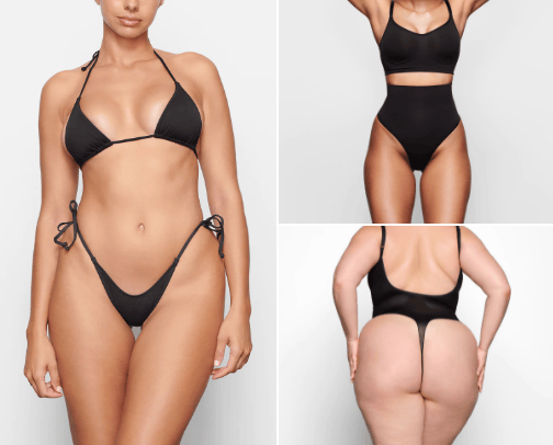 Lingerie to die for cover photo collage
