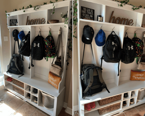 Entryway Organization for Kids cover photo collage