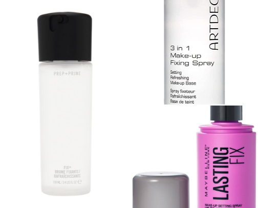 Best setting sprays cover photo collage