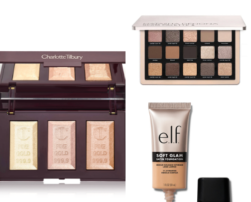 Makeup routine cover photo collage