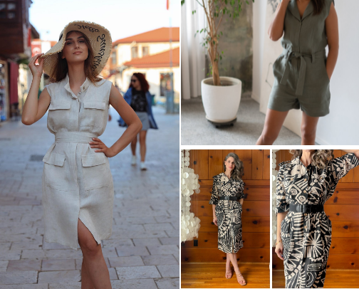 Safari Outfit Women cover photo collage