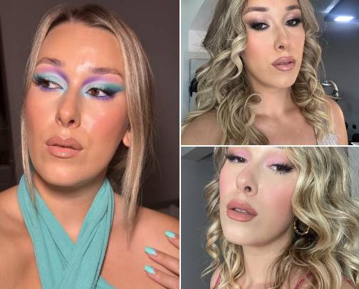 Makeup for brown eyes cover photo collage