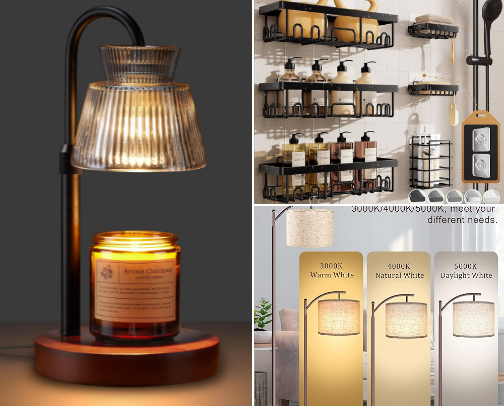 Home decor on a budget! - comfort based on functionality, not luxury. cover photo collage