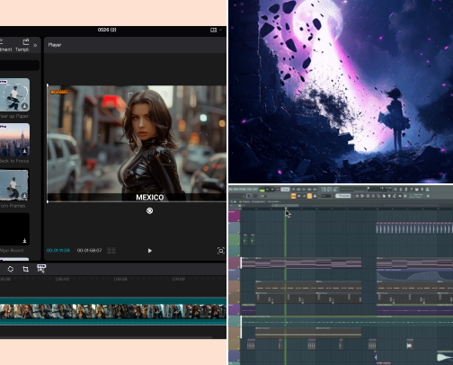 FrostByte Project – AI Music Creator Toolkit cover photo collage