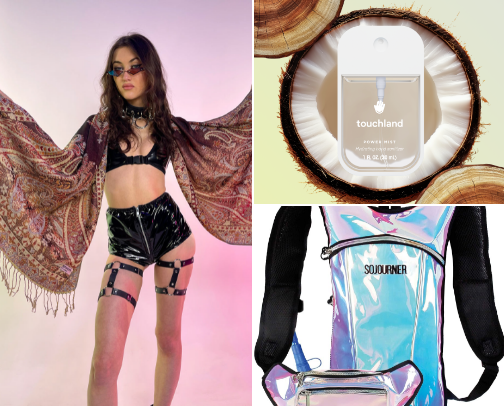 Festival essentials 🦄 cover photo collage