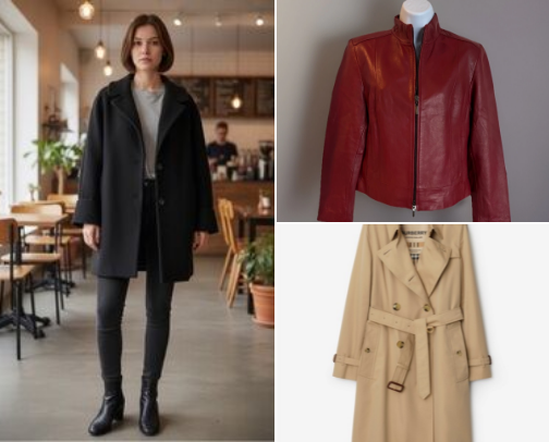 WINTER COATS cover photo collage