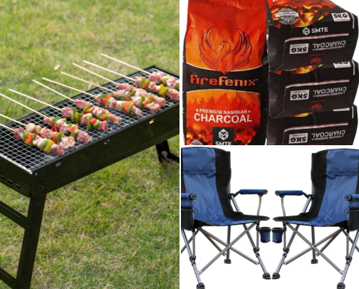 OUT DOORS BRAAI EQUIPMENT cover photo collage