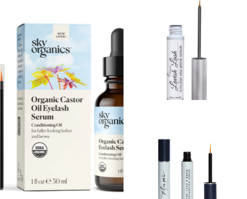 Grow & Glow Lashes cover photo collage