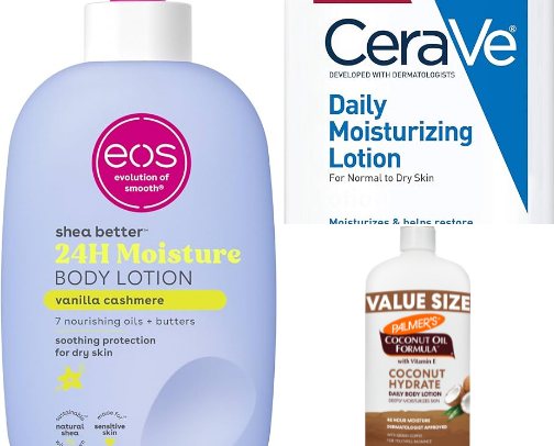 Must have lotions cover photo collage