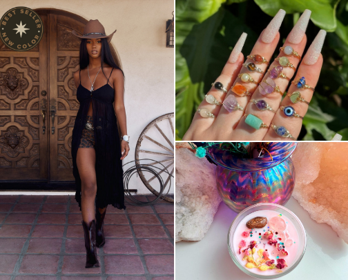 Enchanting Adornments: Jewelry Picks & MORE for Mystical Souls cover photo collage