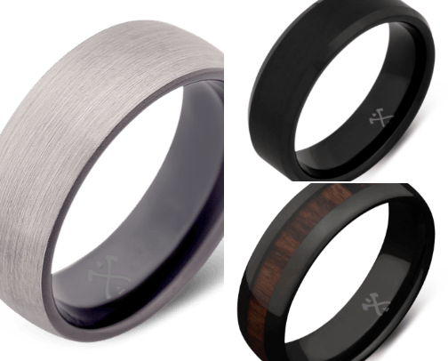 Men's rings cover photo collage