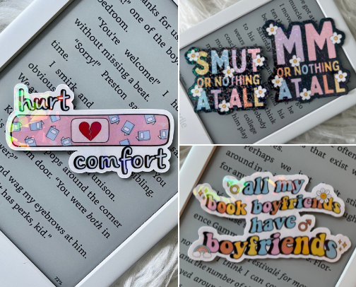 My Kindle Stickers cover photo collage