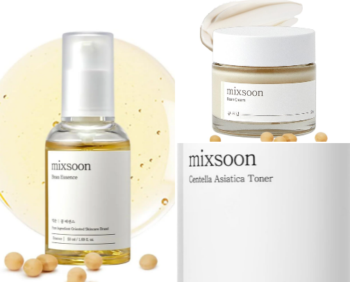 Clean skincare cover photo collage
