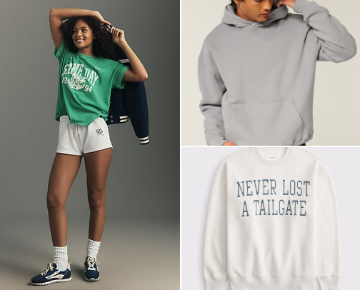 Outfits for sporting events cover photo collage