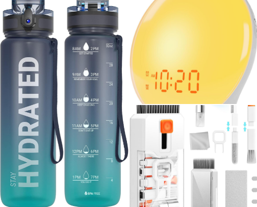 2026 Daily Essentials: Productivity & Wellness" cover photo collage