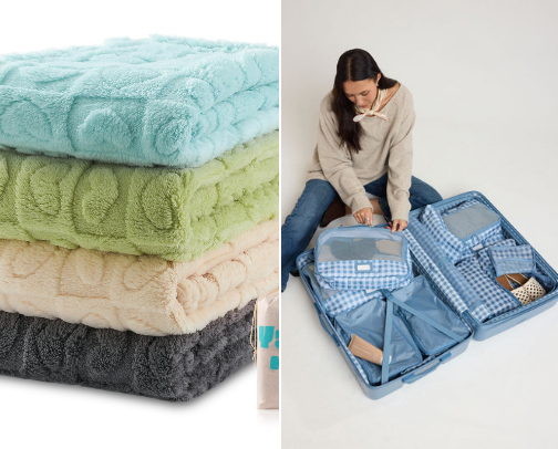 Stressless travel items/ hacks cover photo collage