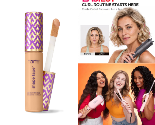 My favorite beauty recs cover photo collage