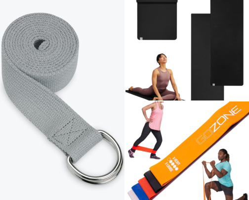 Yoga Props That Actually Fixed My Tight Hamstrings and Stiff Shoulders cover photo collage