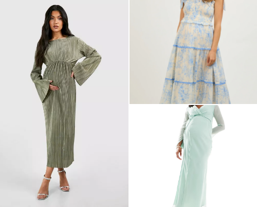 Maternity dresses that are beautiful but comfortable 🌟 cover photo collage