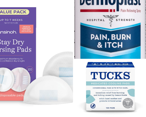 Postpartum Care Must Haves cover photo collage
