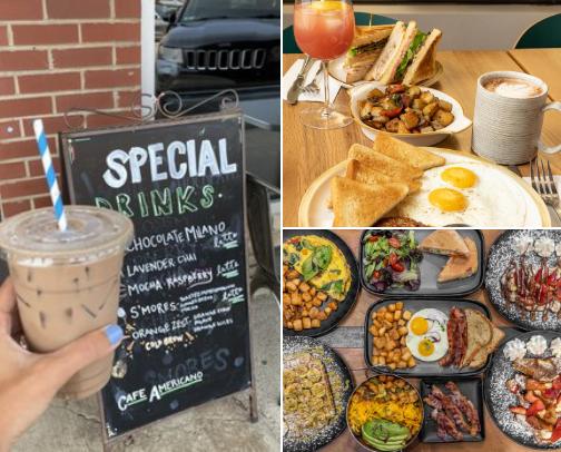 Coffee and Breakfast Musts in the Burgh cover photo collage