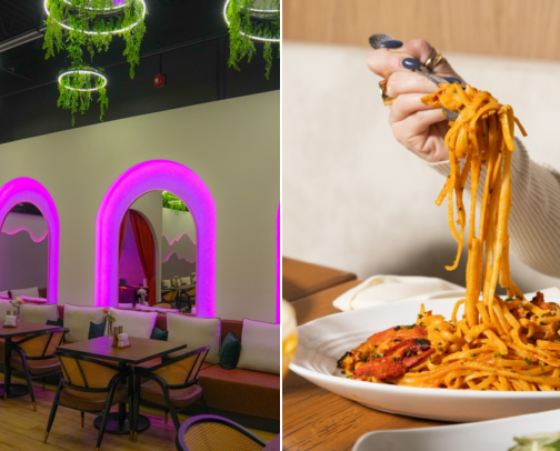 Grab a bite🍴 cover photo collage