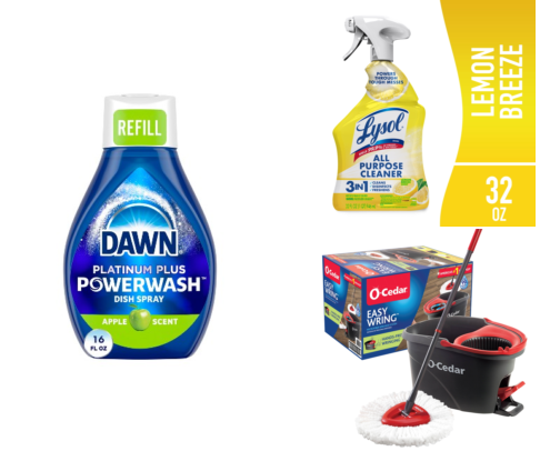 Cleaning Products cover photo collage